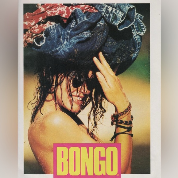 Vintage 90’s BONGO Straight Leg Retro Fit Medium Wash Juniors Jeans Size 7 - Picture 9 of 9
